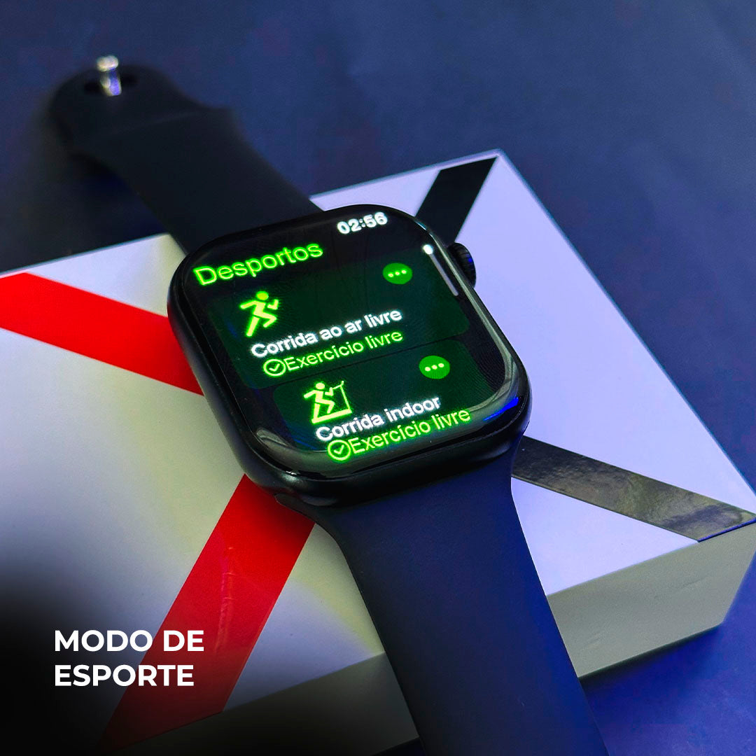 Smartwatch W10 Pro series 10 com chatgpt e 1gb de armazenamento