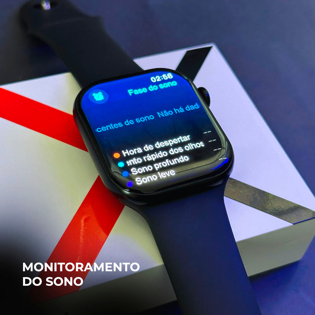 Smartwatch W10 Pro series 10 com chatgpt e 1gb de armazenamento