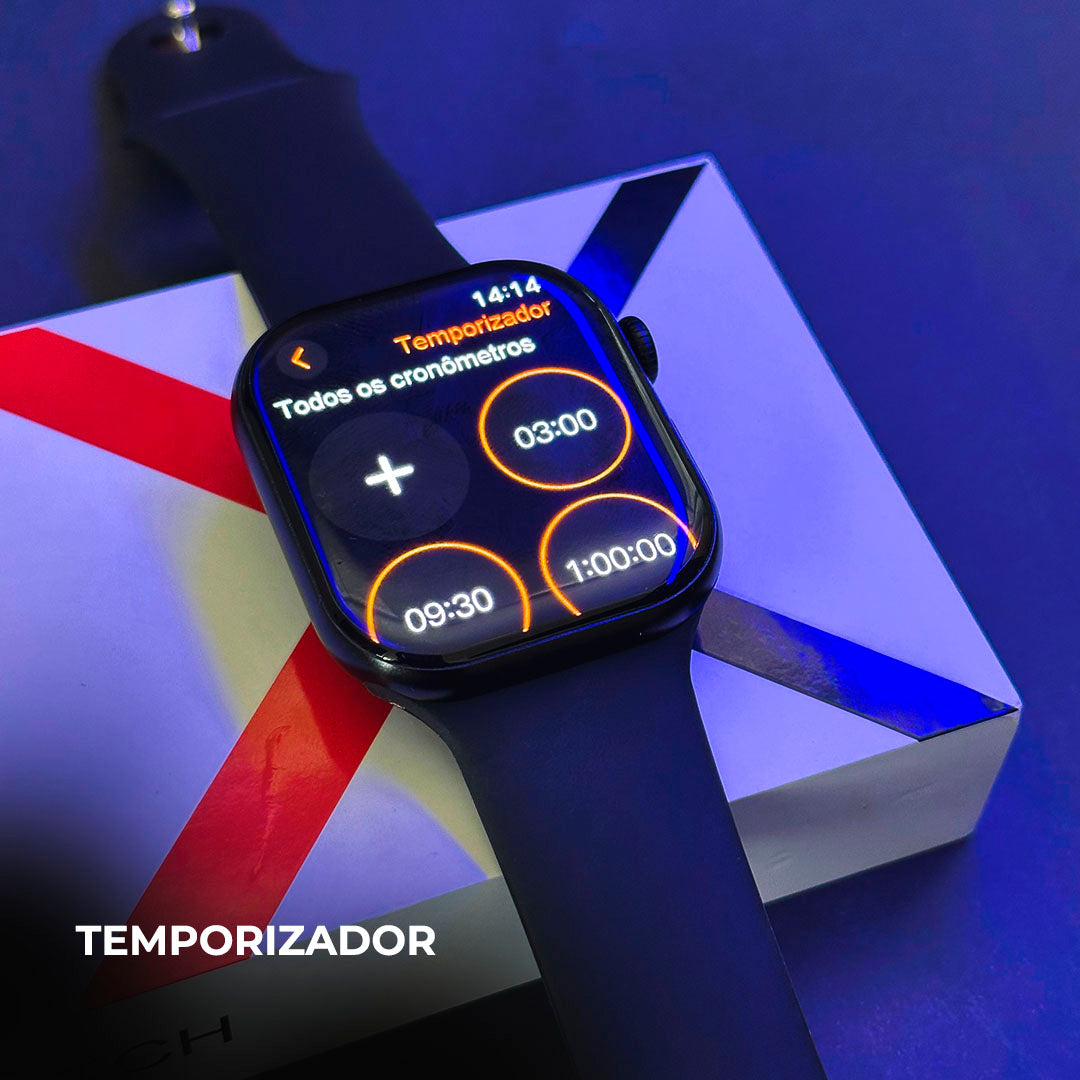 Smartwatch W10 Pro series 10 com chatgpt e 1gb de armazenamento