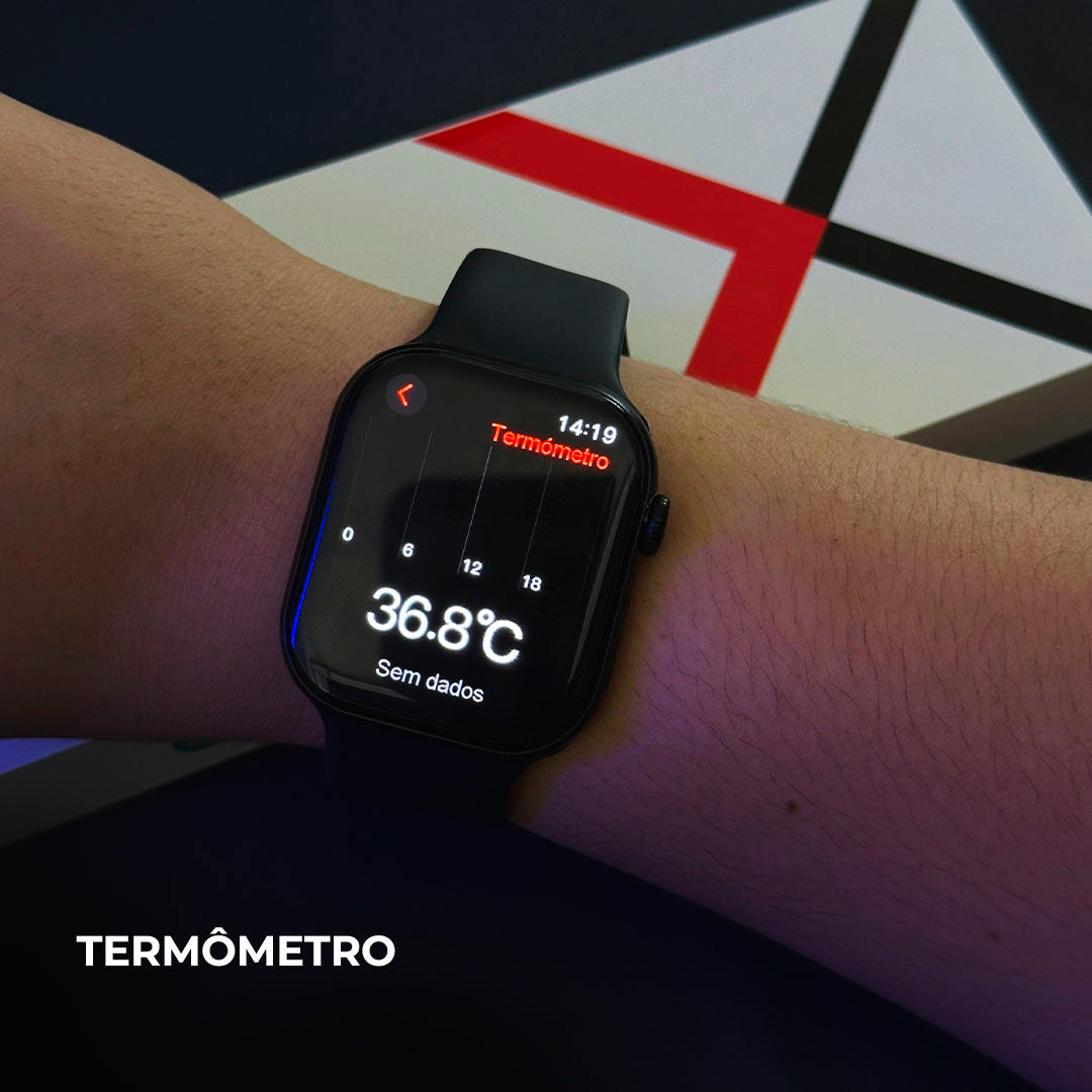 Smartwatch W10 Pro series 10 com chatgpt e 1gb de armazenamento