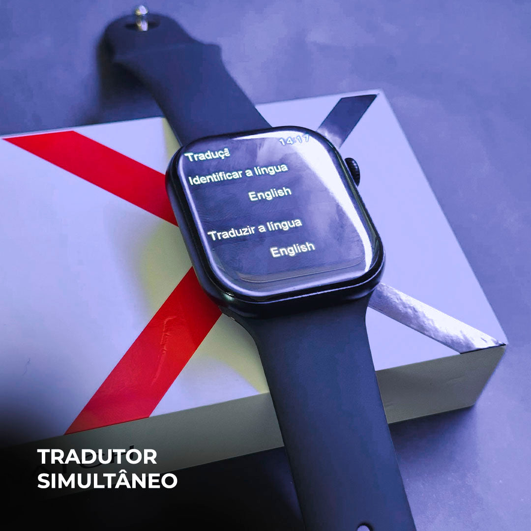 Smartwatch W10 Pro series 10 com chatgpt e 1gb de armazenamento