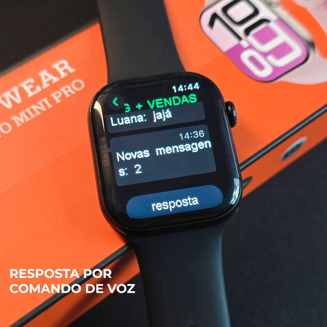 Smartwatch W10T Mini – Compacto com ChatGPT