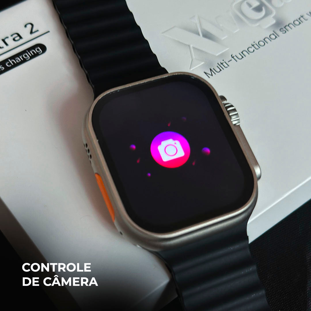Smartwatch XH Ultra 2 – 49 mm, Dois Gestos & Ilha Dinâmica