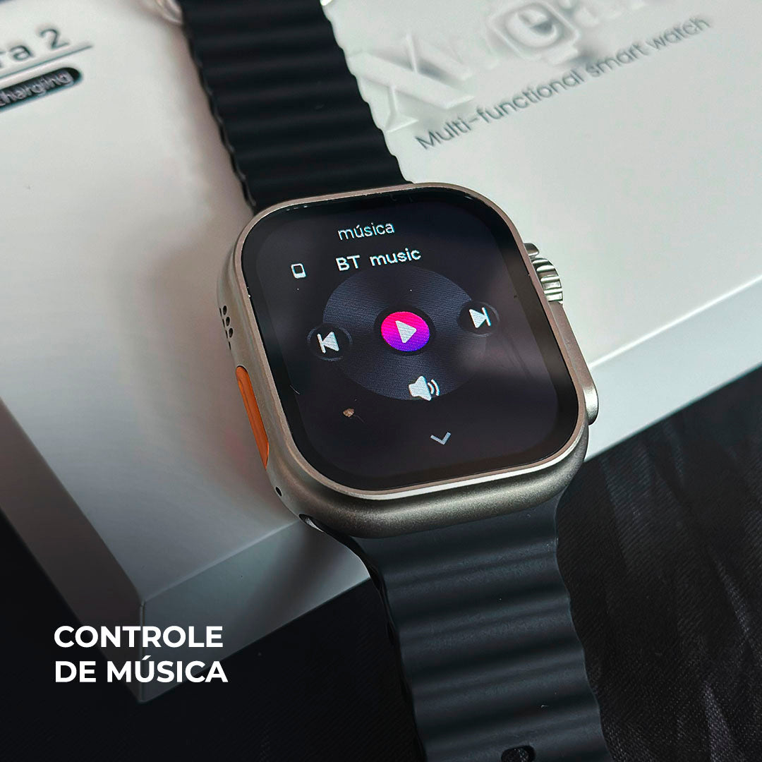 Smartwatch XH Ultra 2 – 49 mm, Dois Gestos & Ilha Dinâmica