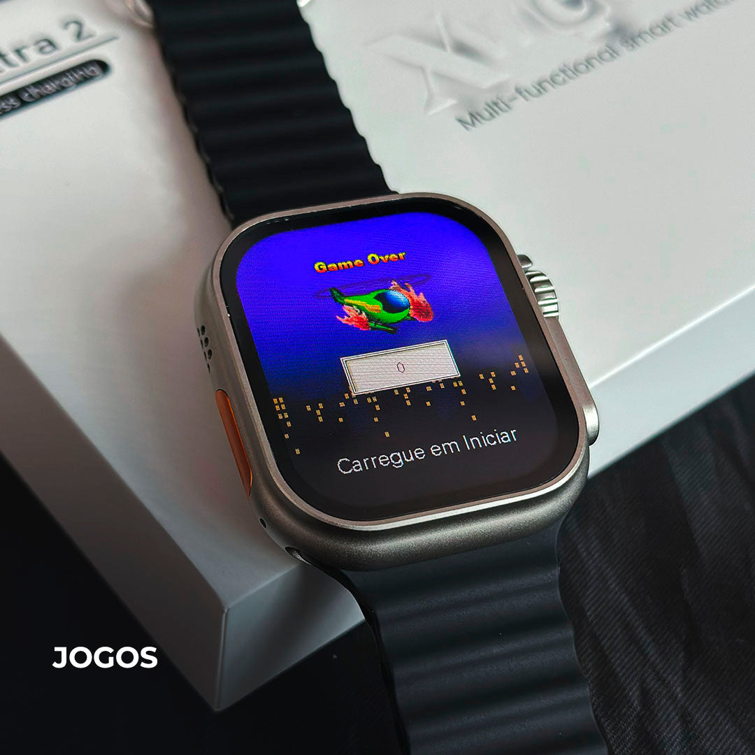 Smartwatch XH Ultra 2 – 49 mm, Dois Gestos & Ilha Dinâmica
