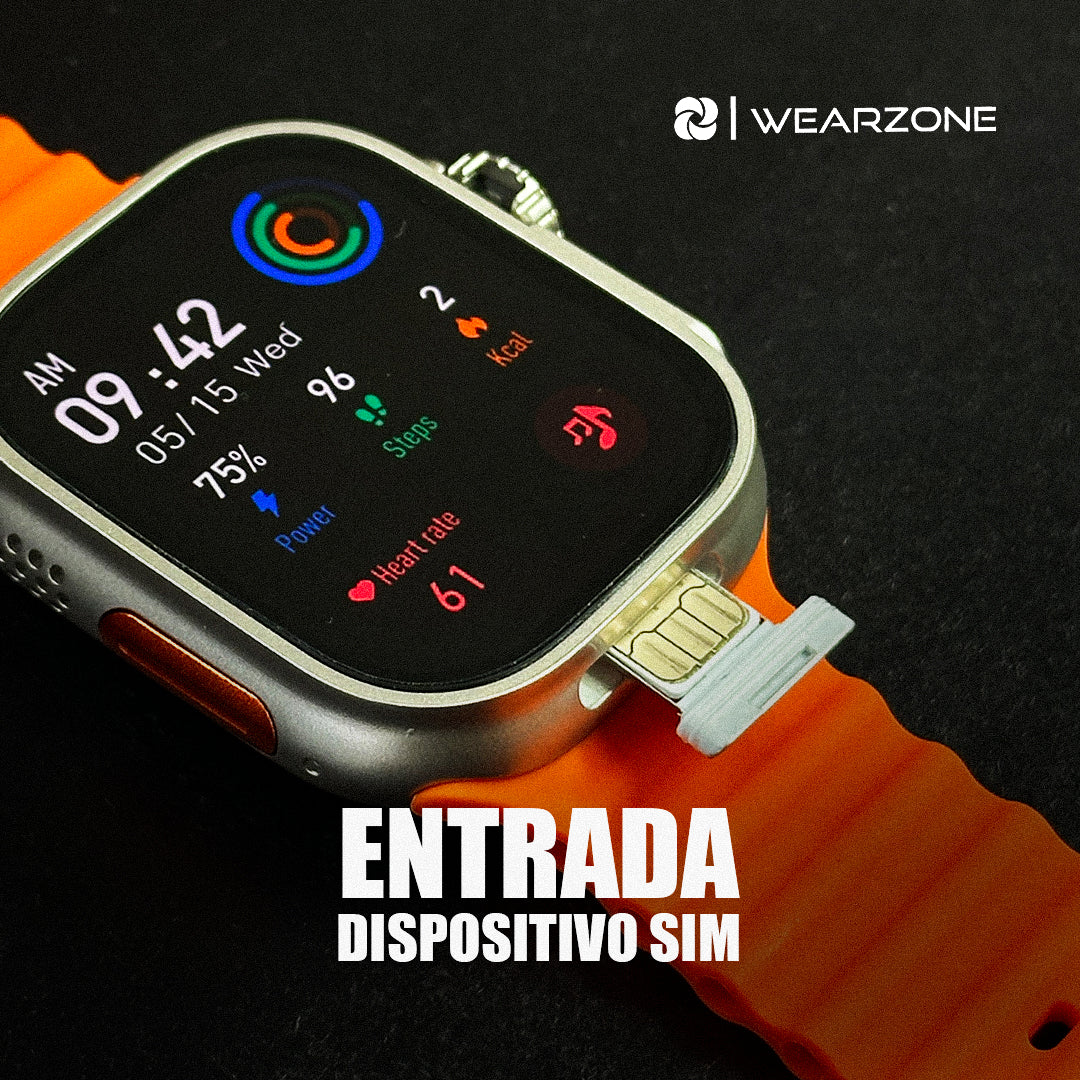 Smartwatch Horizon Pro 4G/5G – Android, NFC e Câmera - Celular de pulso