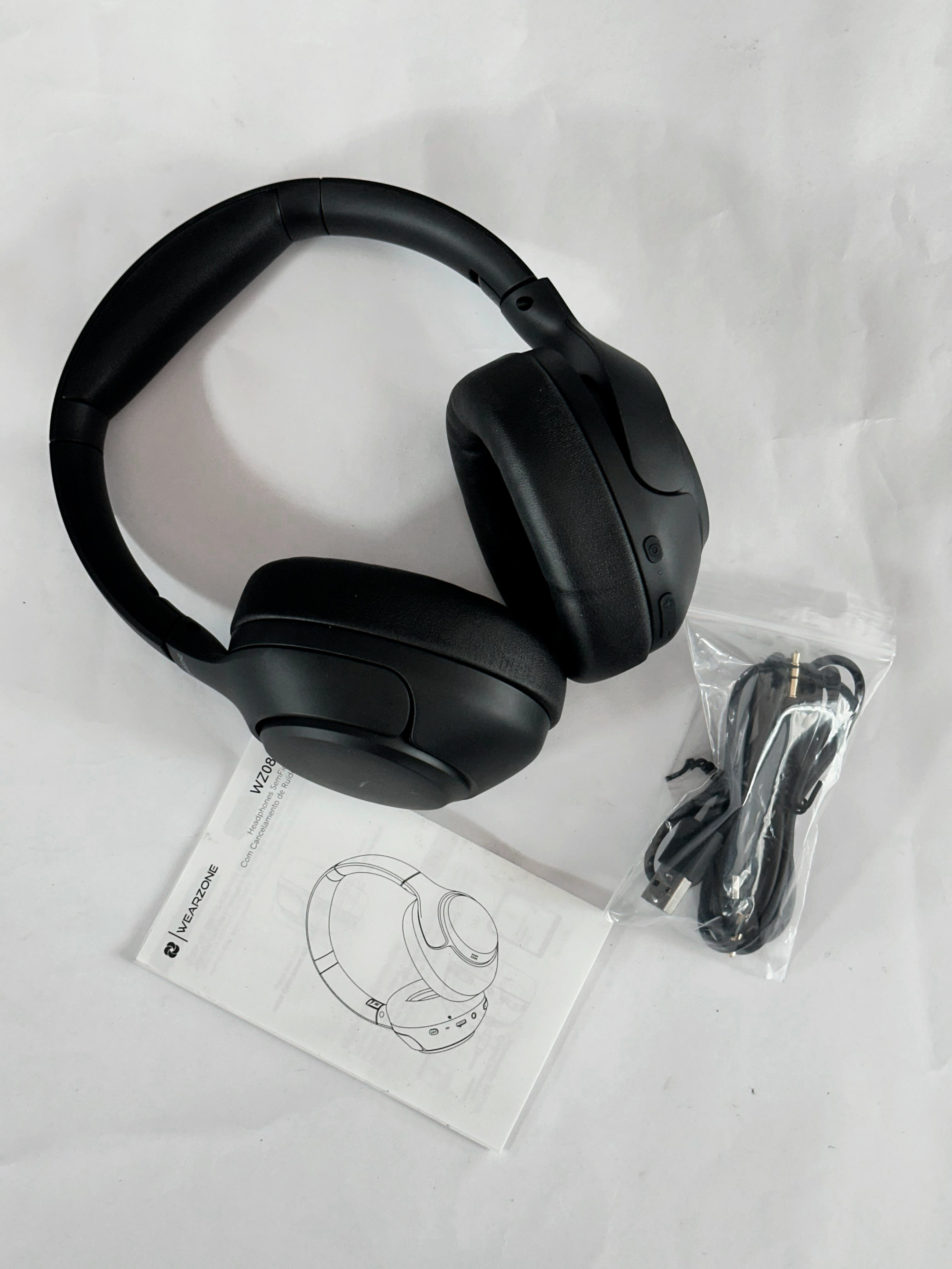 potente cancelamento de ruido bluetooth grave headphone-wz08-wearzone
